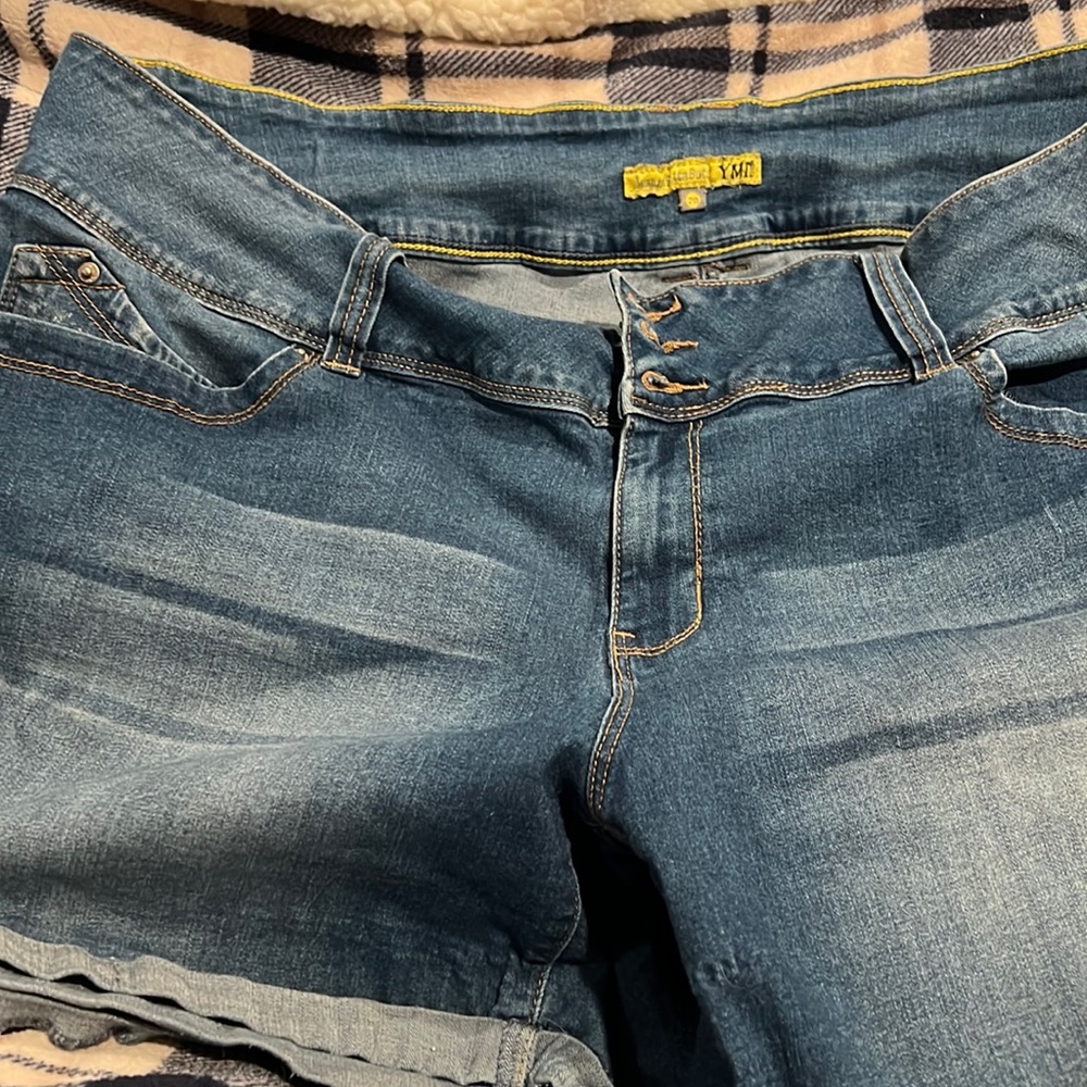 Jean shorts once worn